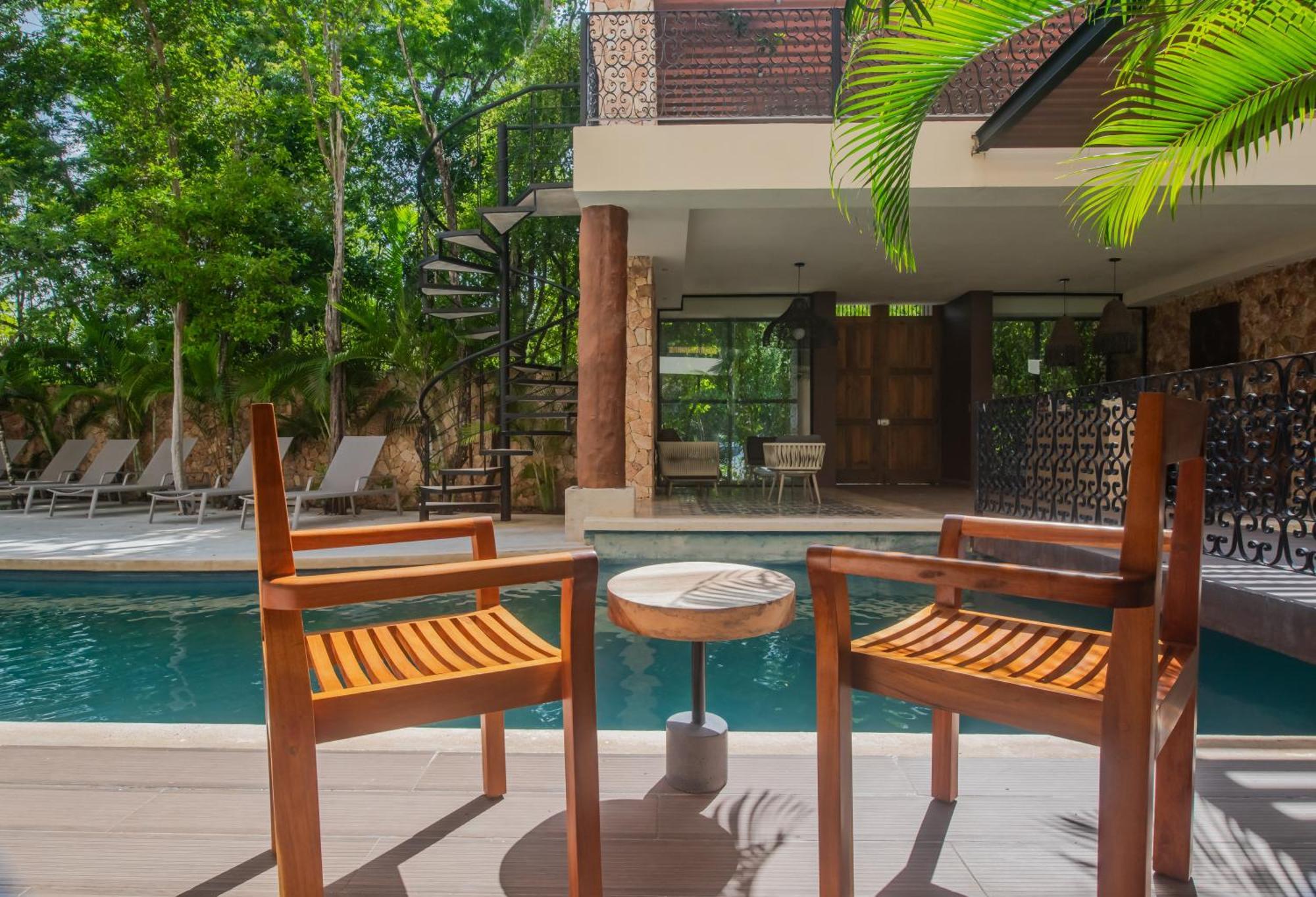 Luxury Aldea Zama 2Bed - 2Bat Apartment Private Terrace & Swim Up Tulum Exterior photo