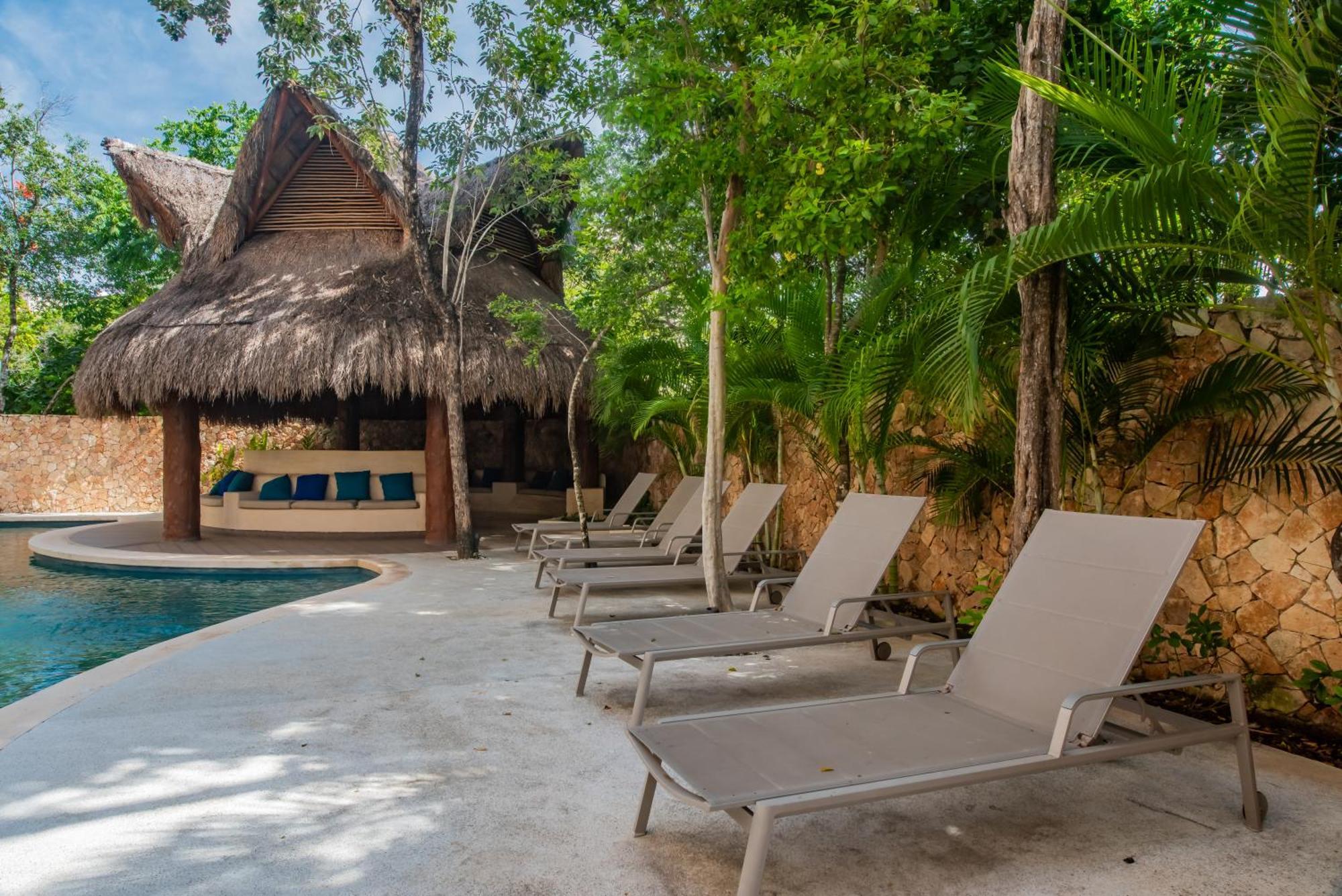 Luxury Aldea Zama 2Bed - 2Bat Apartment Private Terrace & Swim Up Tulum Exterior photo